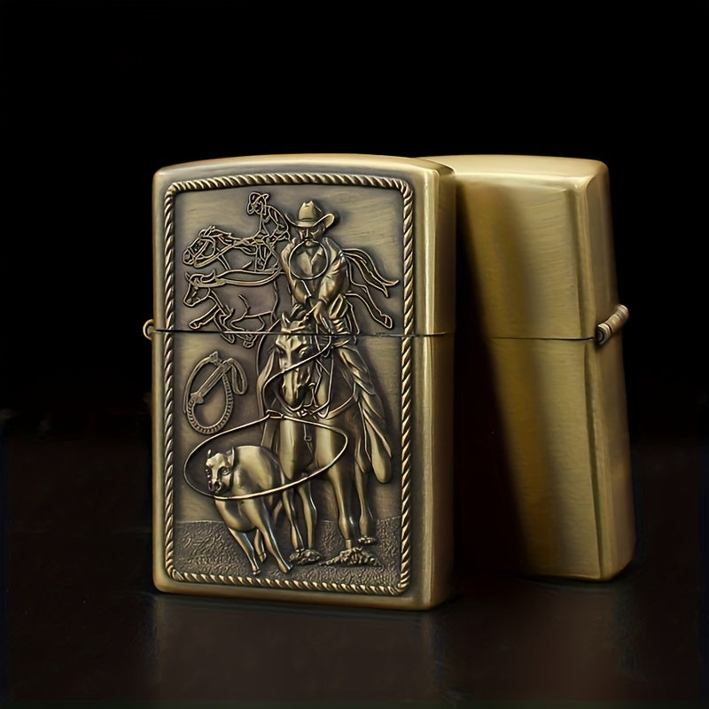 Western Cowboy Zippo Lighter