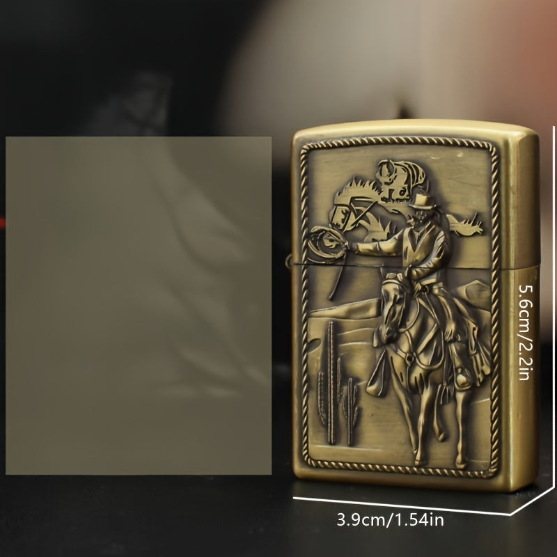 Western Cowboy Zippo Lighter