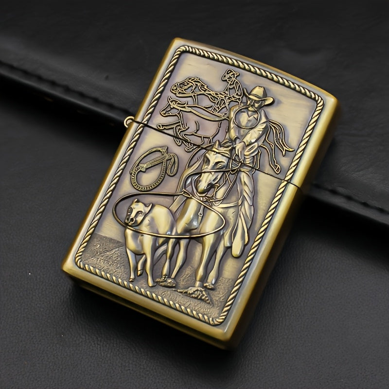 Western Cowboy Zippo Lighter