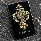 Tribal Cross Metal Lighter