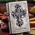 Tribal Cross Metal Lighter