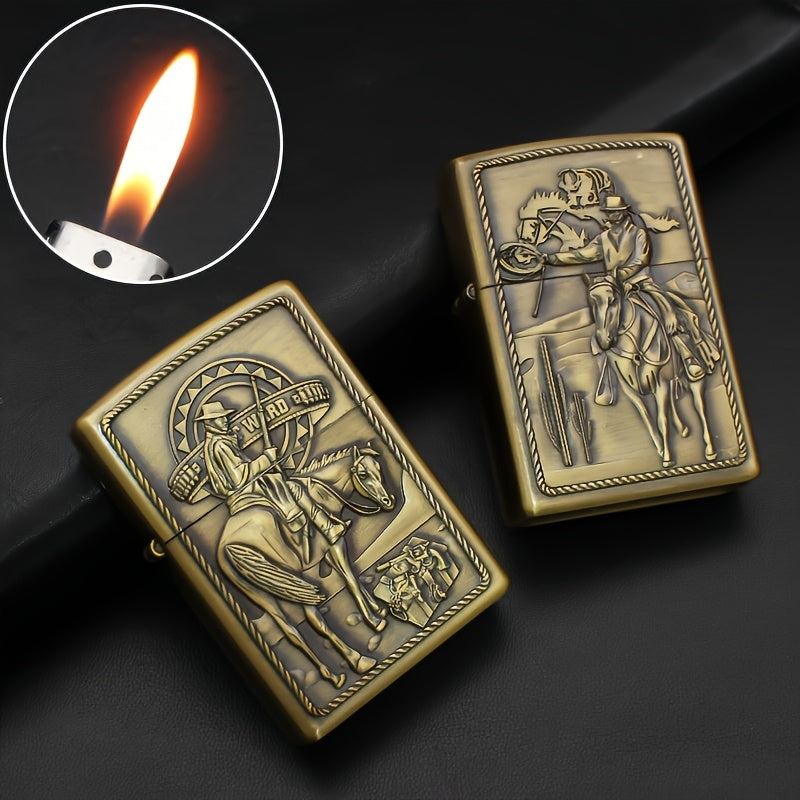 Western Cowboy Zippo Lighter