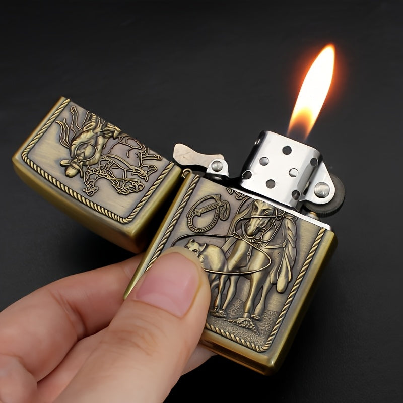 Western Cowboy Zippo Lighter