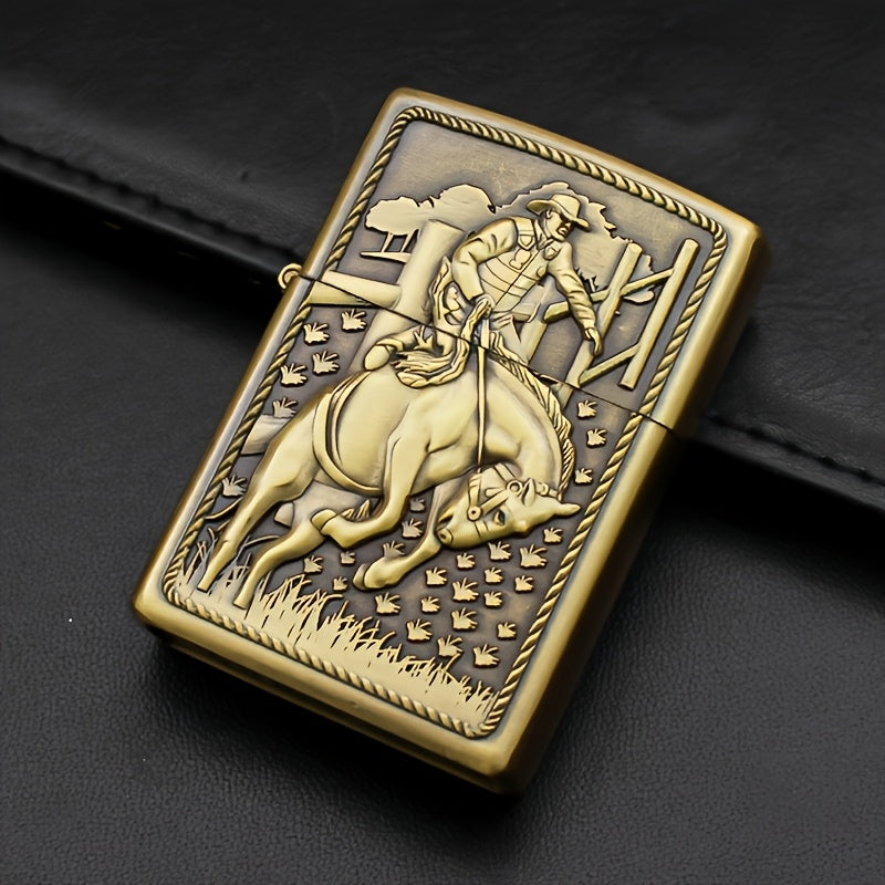 Western Cowboy Zippo Lighter